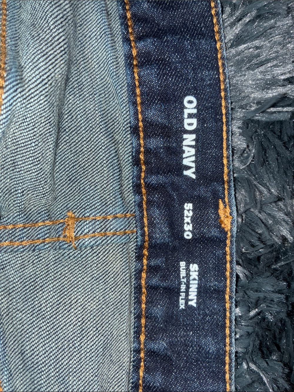 Old Navy Men's Skinny Jeans - Indigo with Contrast Stitching